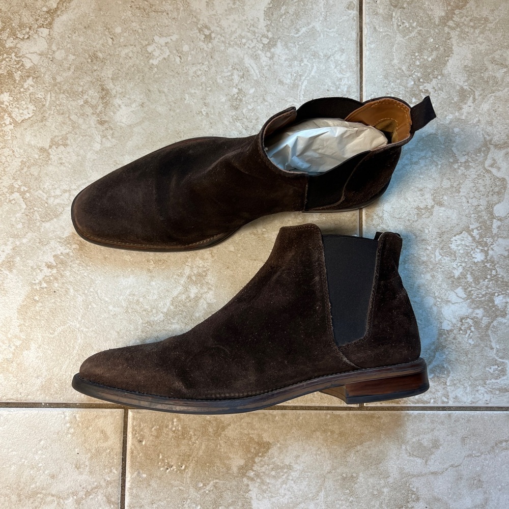 Aldo Men's Brown Suede Chelsea Boots